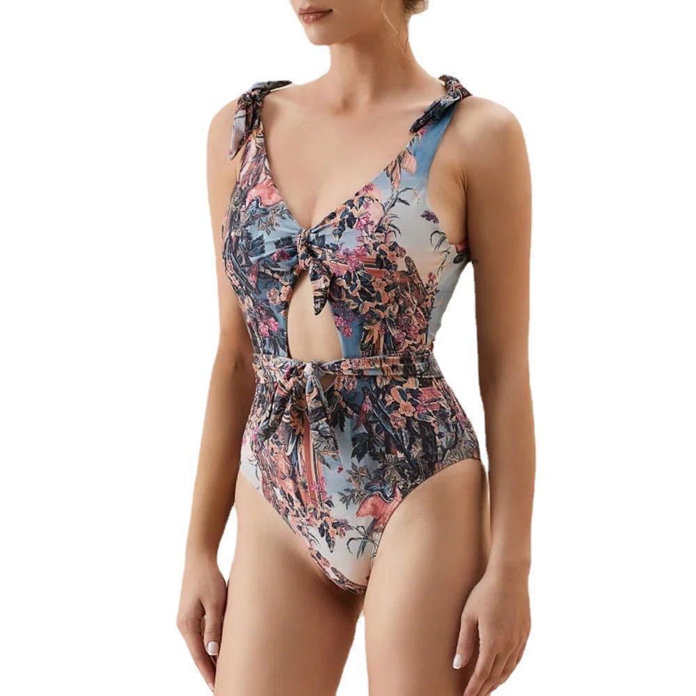 LADIES 2 PIECE SWIMSUIT SET COLOUR AS SHOWN (SIZE S-XL)