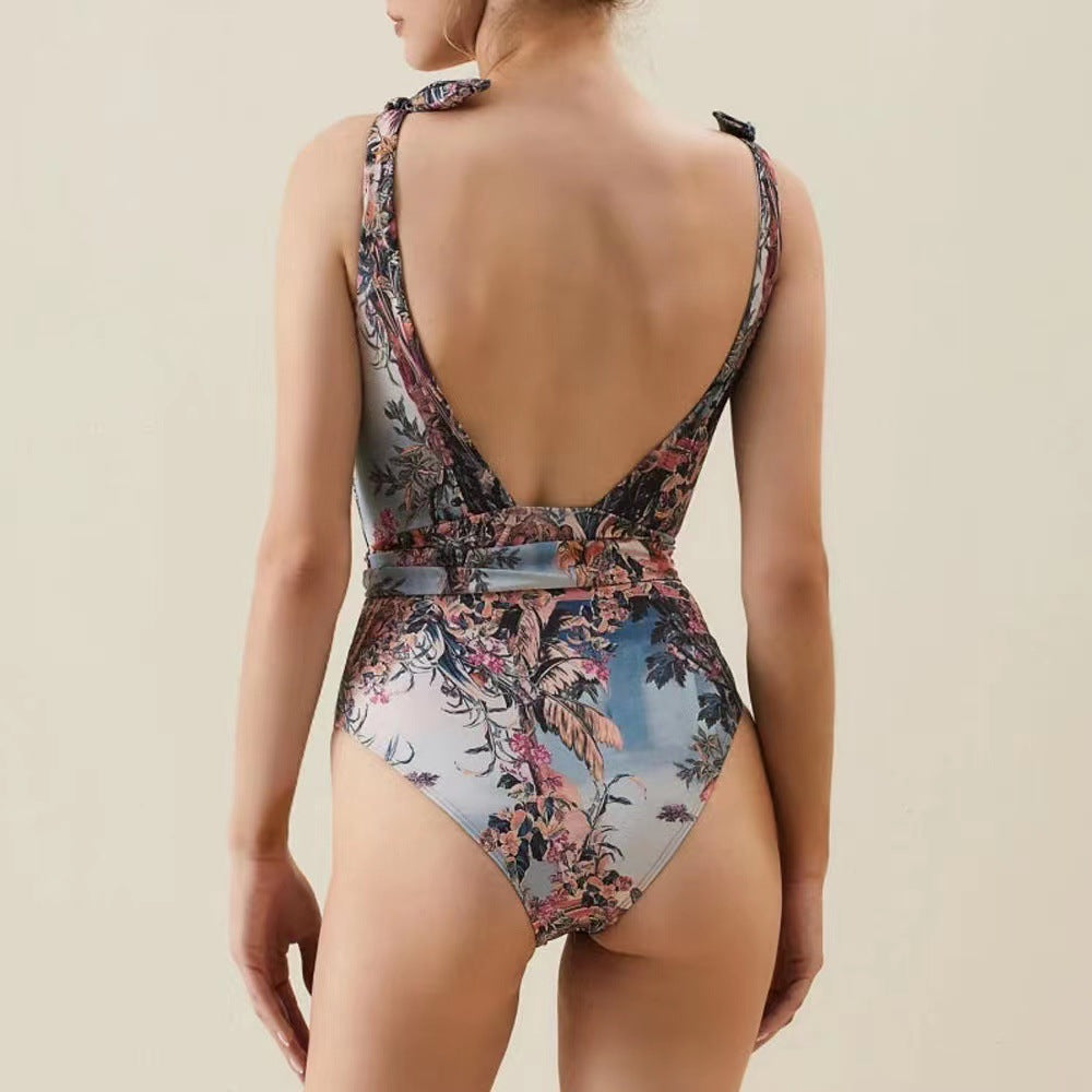 LADIES 2 PIECE SWIMSUIT SET COLOUR AS SHOWN (SIZE S-XL)