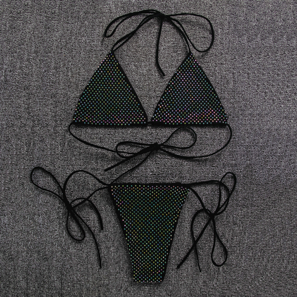 LADIES TWO PIECE BIKINI SWIMWEAR PINK / WHITE / BLACK (SIZE S-L)