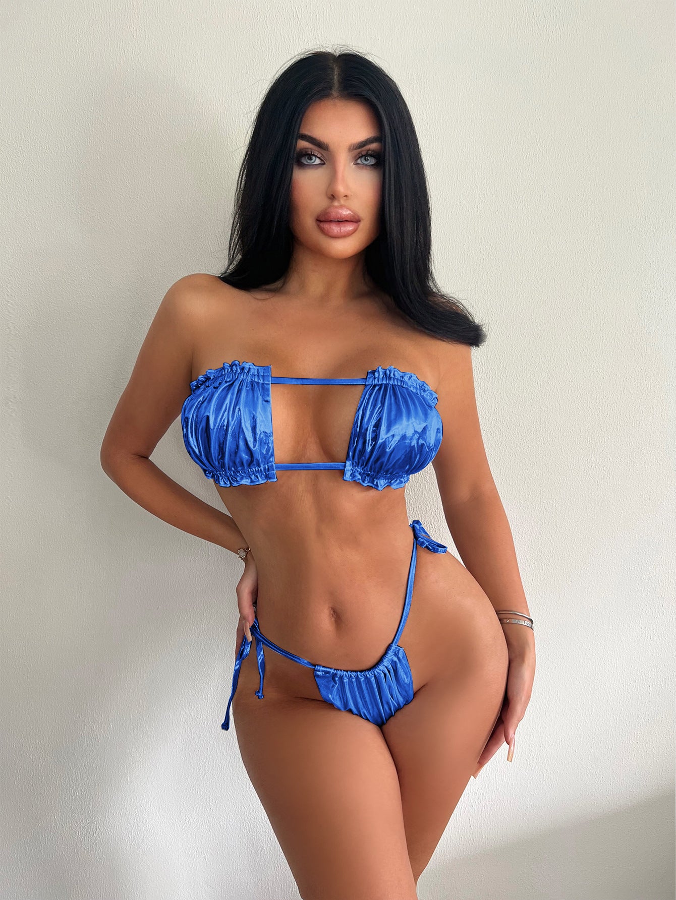 LADIES TWO PIECE BIKINI SWIMWEAR VARIOUS COLOURS (SIZE S-L)