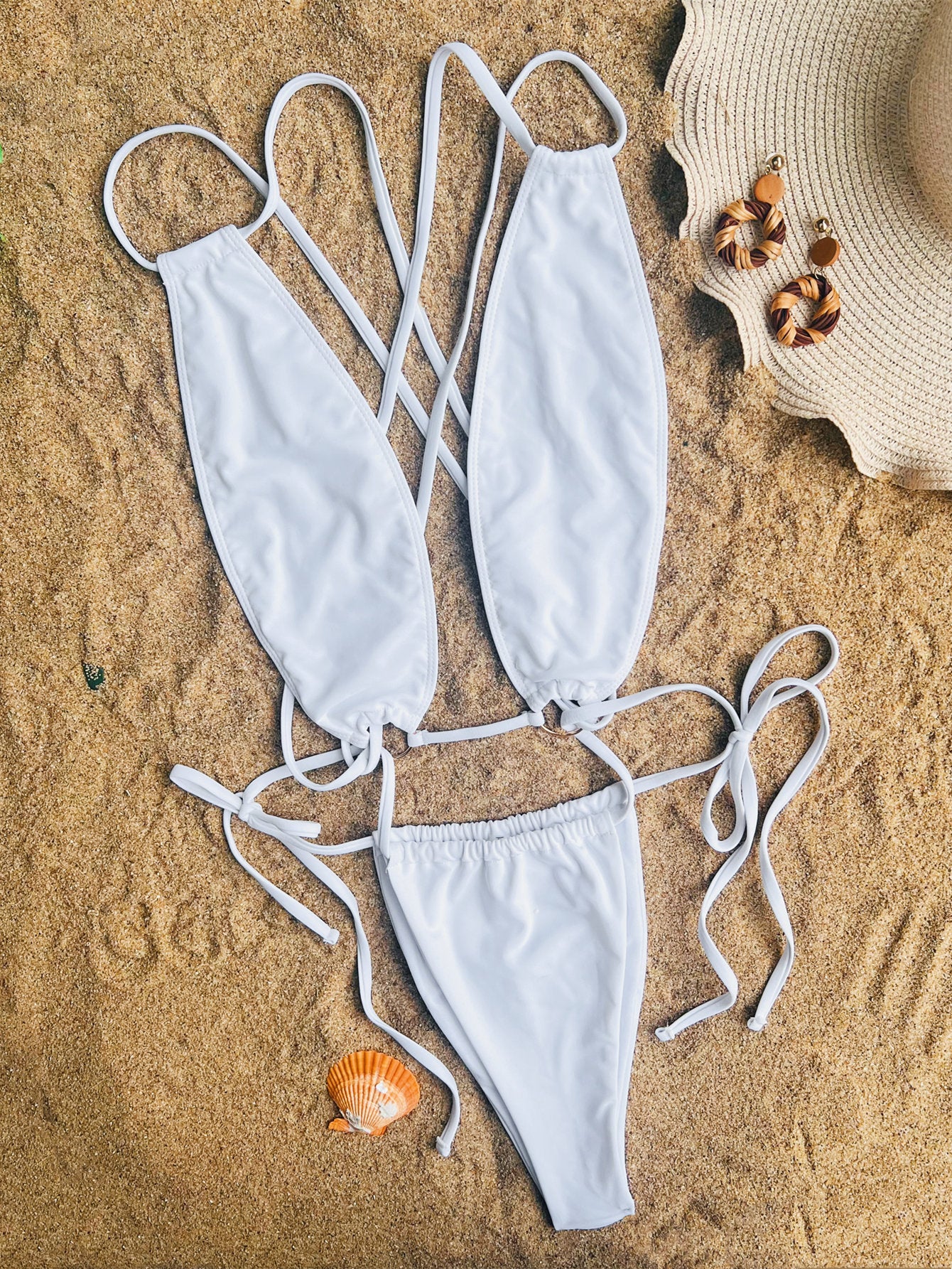 LADIES ONE PIECE SWIMSUIT SWIMWEAR BLACK / WHITE / GREEN / PINK (SIZE S-XL)