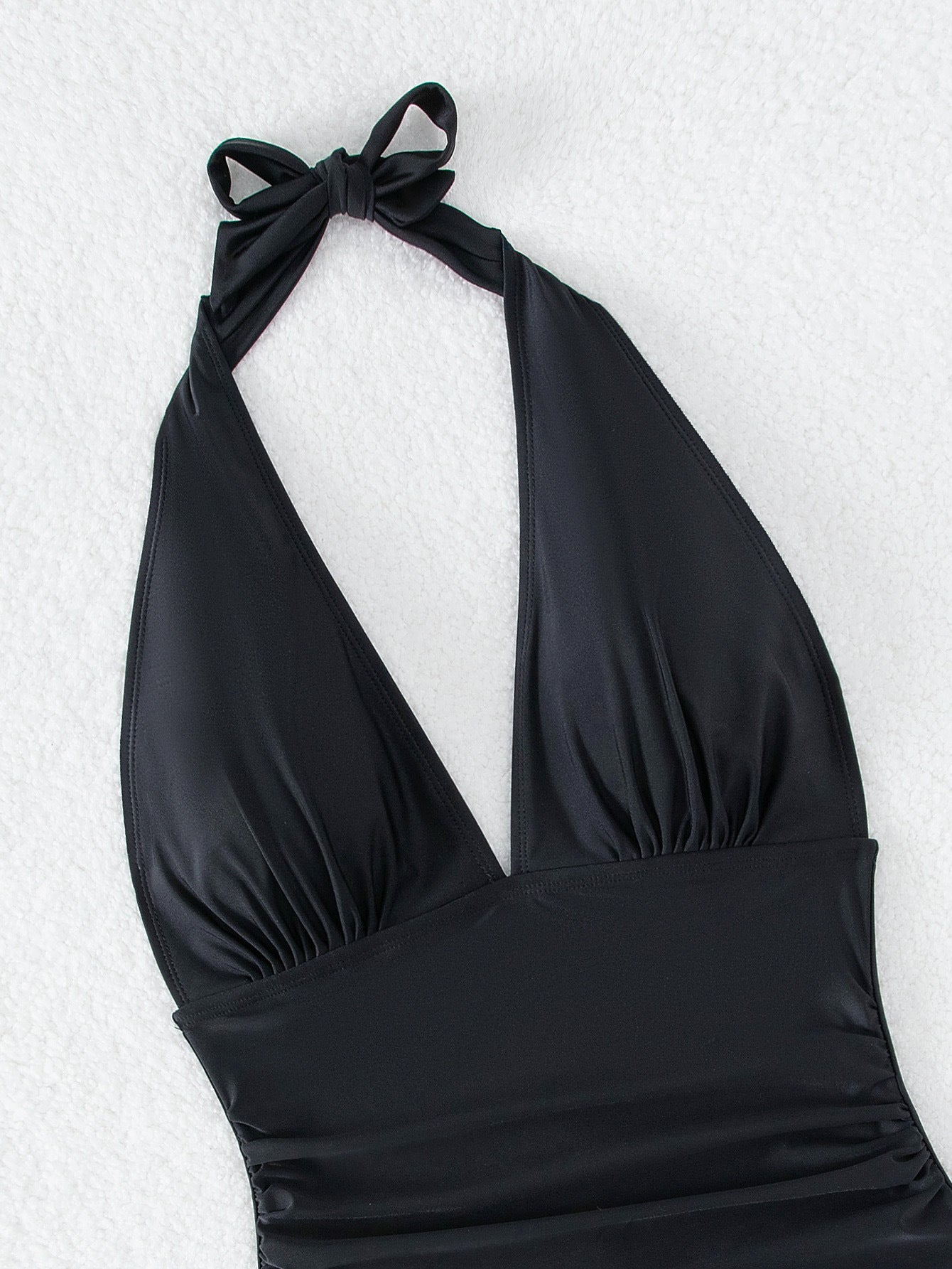 LADIES ONE PIECE SWIMSUIT SWIMWEAR BLACK (SIZE S-XL)