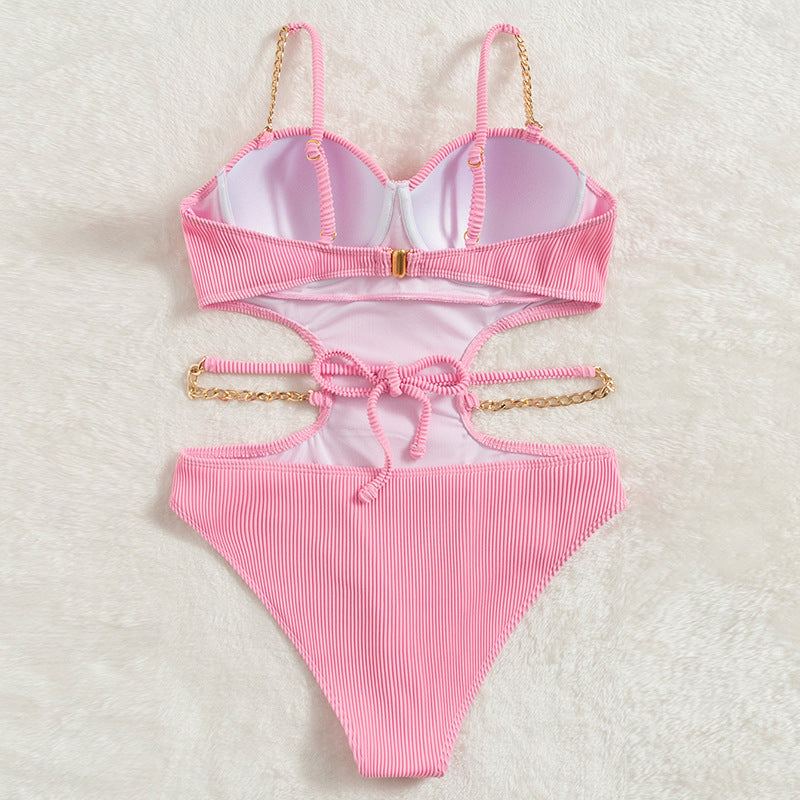 LADIES ONE PIECE SWIMSUIT SWIMWEAR VARIOUS COLOURS (SIZE S-L)