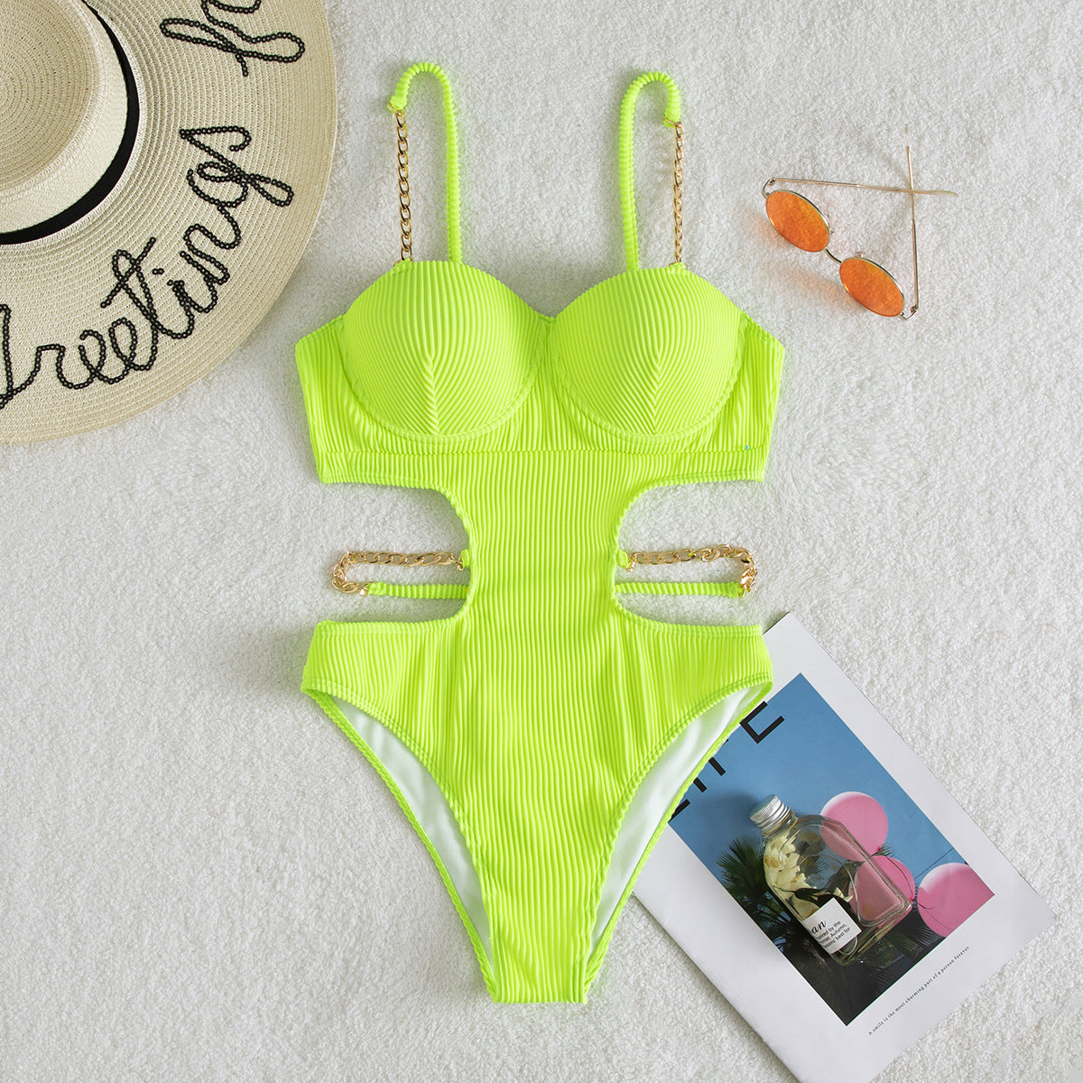 LADIES ONE PIECE SWIMSUIT SWIMWEAR VARIOUS COLOURS (SIZE S-L)