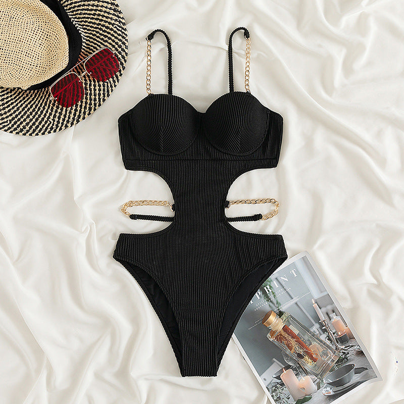 LADIES ONE PIECE SWIMSUIT SWIMWEAR VARIOUS COLOURS (SIZE S-L)