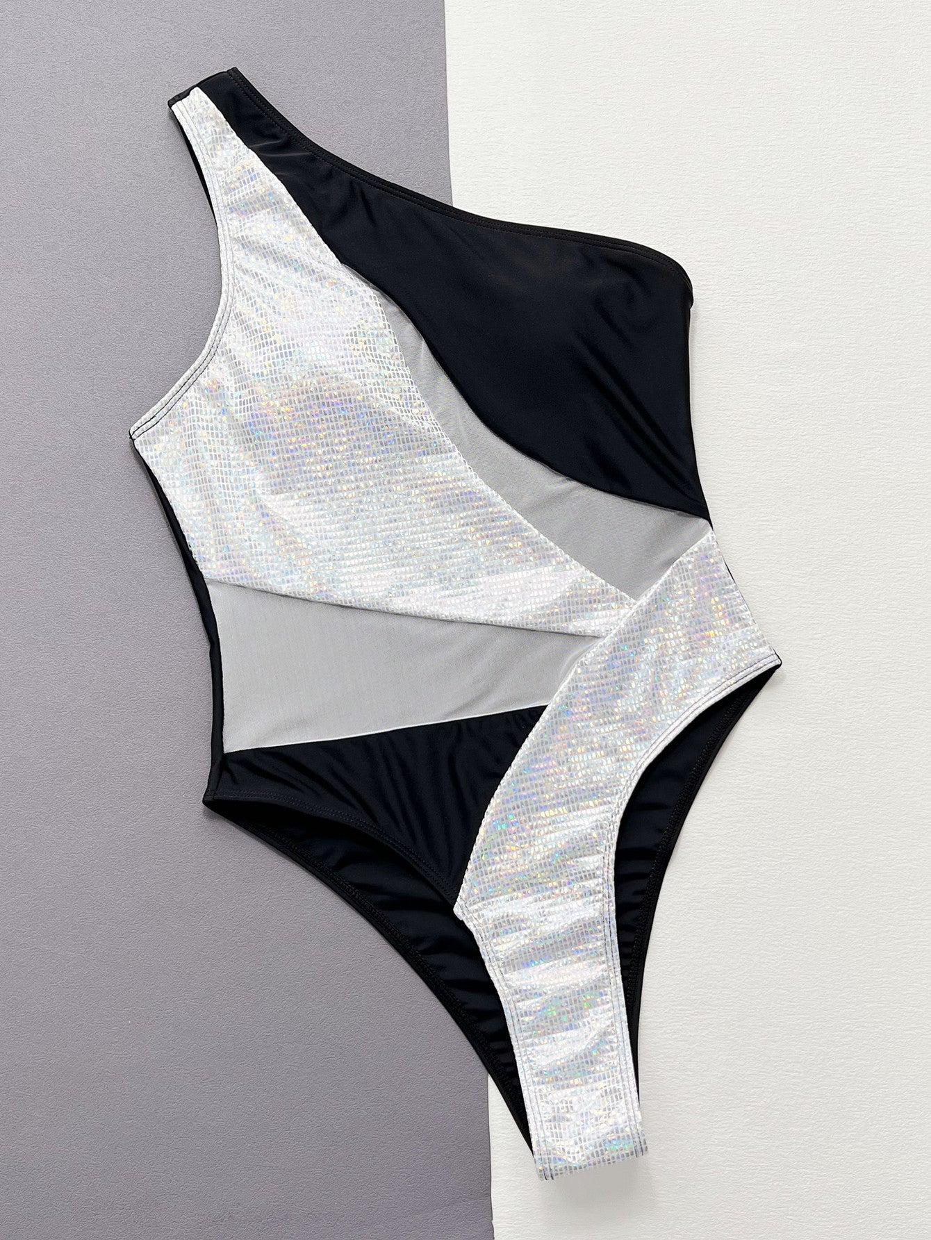 LADIES ONE PIECE SWIMSUIT SWIMWEAR PINK / WHITE / BLACK (SIZE S-L)