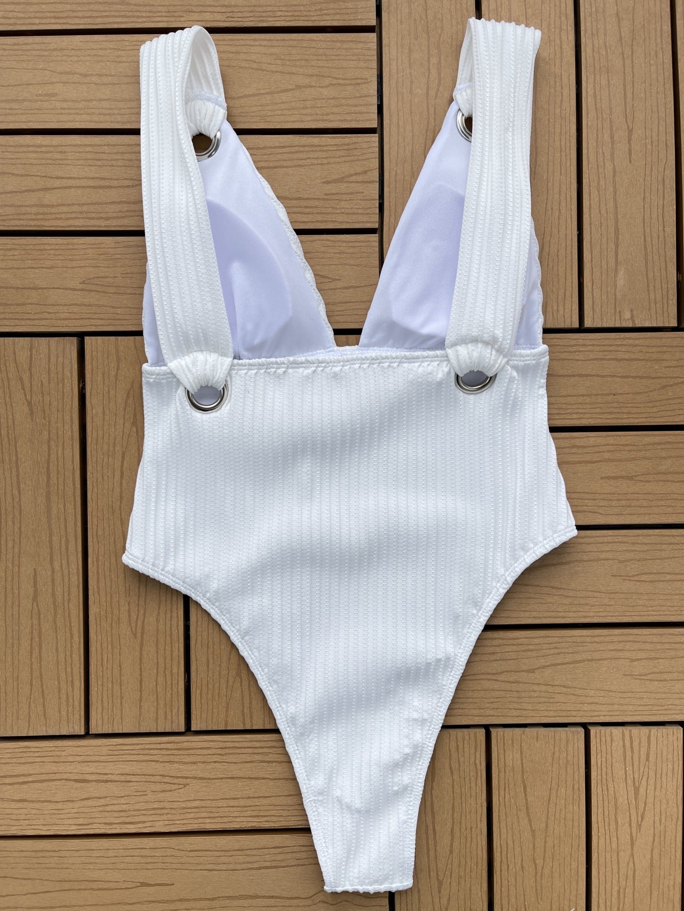 LADIES ONE PIECE SWIMSUIT SWIMWEAR WHITE / BLACK / GREEN / ORANGE (SIZE S-L)