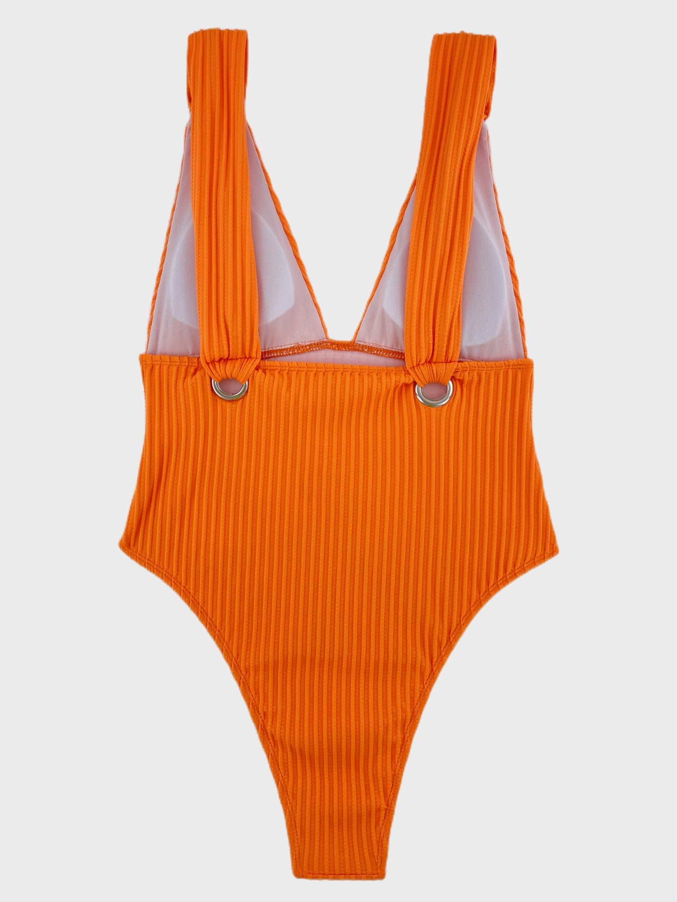 LADIES ONE PIECE SWIMSUIT SWIMWEAR WHITE / BLACK / GREEN / ORANGE (SIZE S-L)