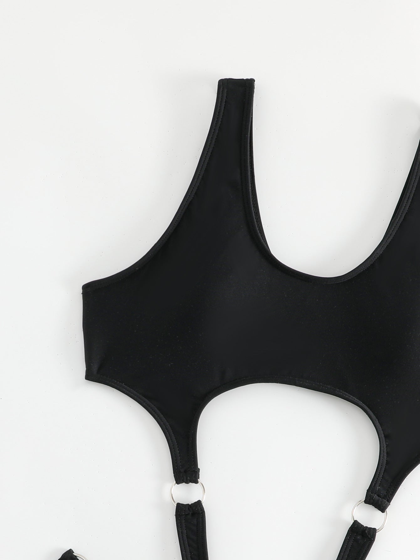 LADIES ONE PIECE SWIMSUIT SWIMWEAR BLACK (SIZE S-L)