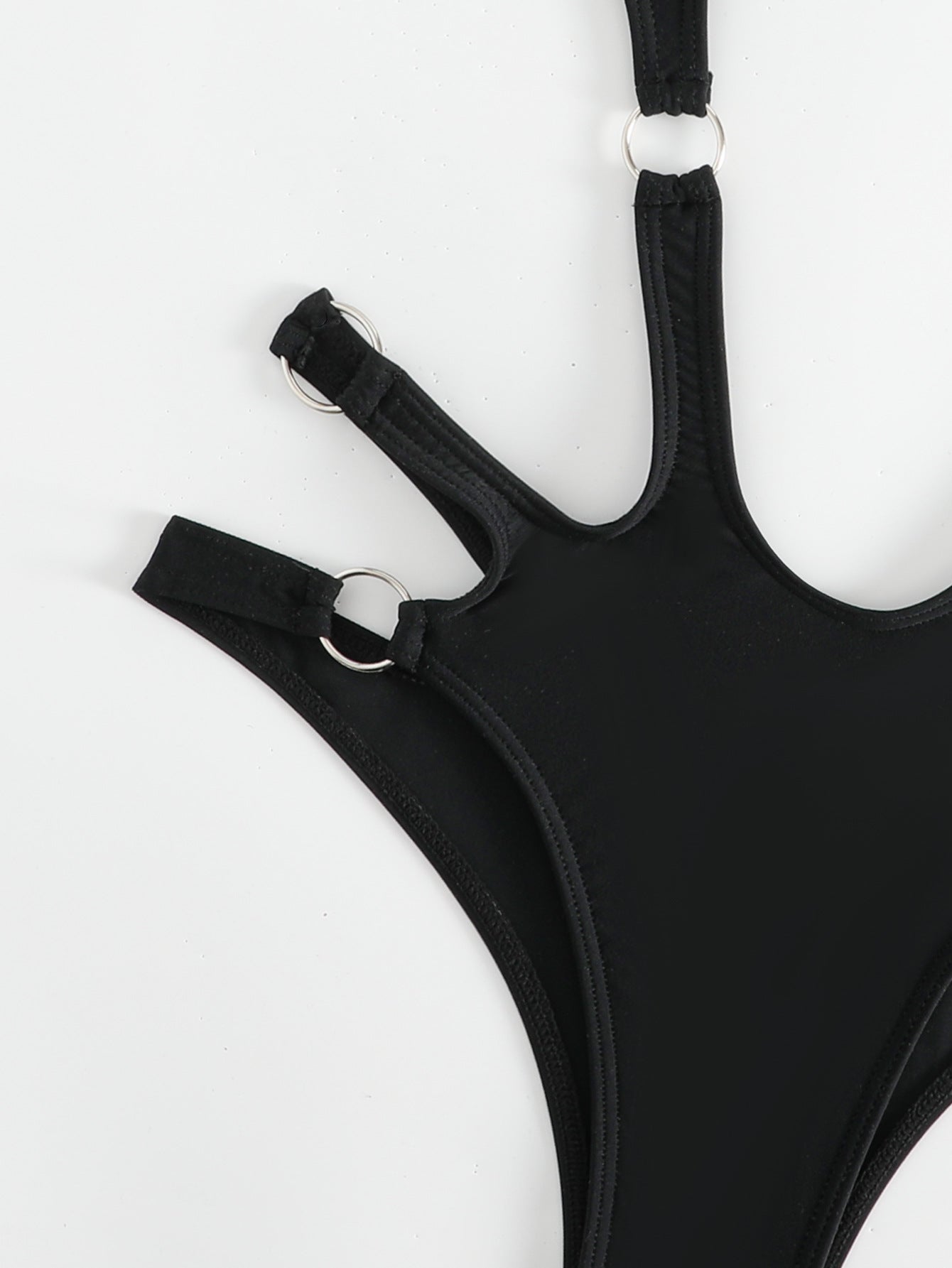 LADIES ONE PIECE SWIMSUIT SWIMWEAR BLACK (SIZE S-L)