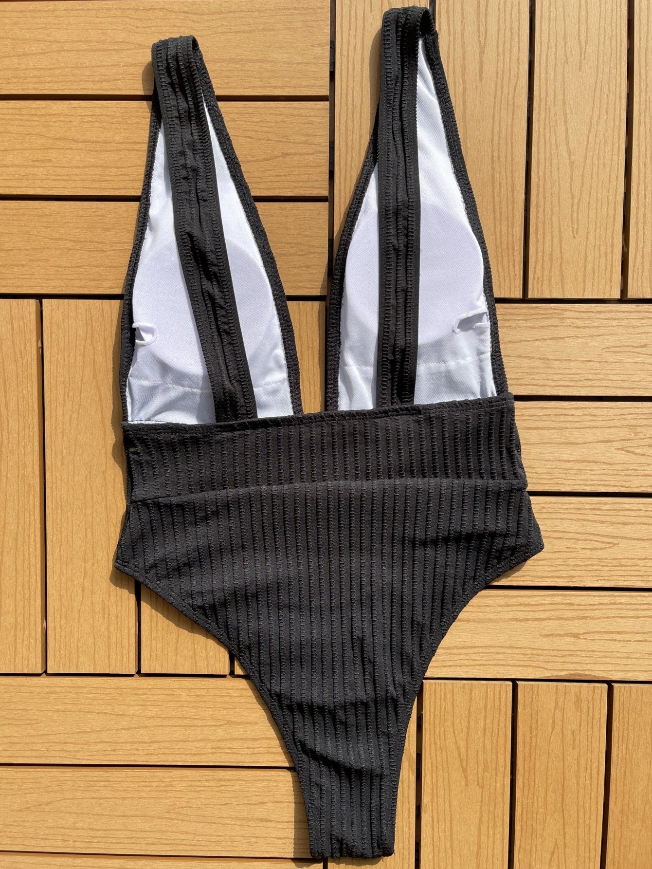 LADIES ONE PIECE SWIMSUIT SWIMWEAR PINK / WHITE / BLACK (SIZE S-L)