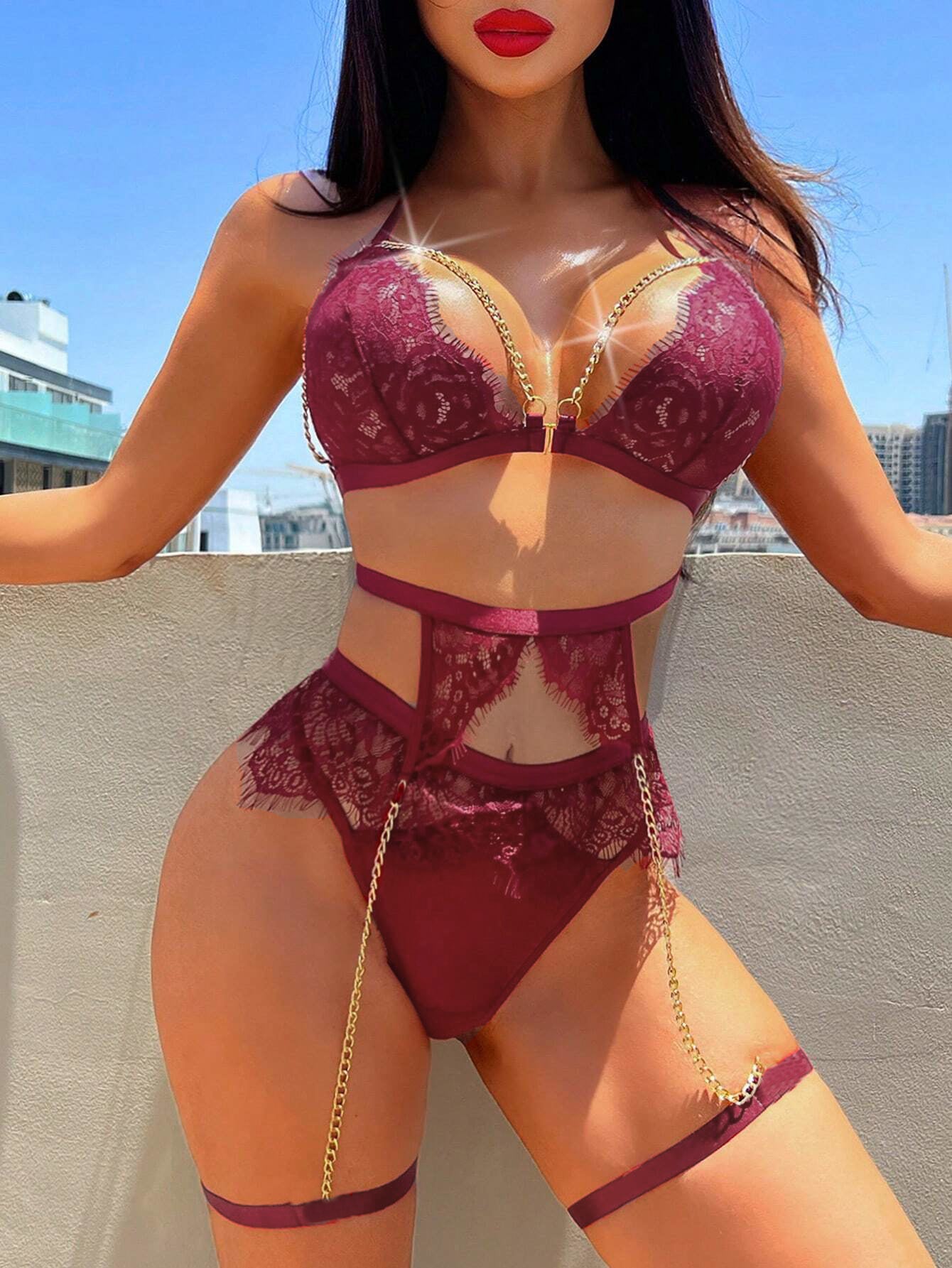 LADIES INTIMATE LINGERIE SET (SIZE S-2XL)