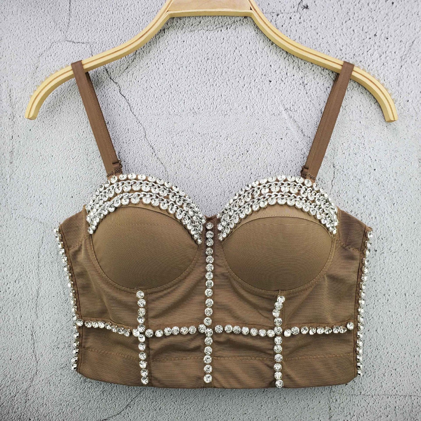 LADIES CROPPED BRA TOP TANK TOP DIFFERENT COLOURS (SIZE 34/75 / 36/80 / 38/85 / 40/90)