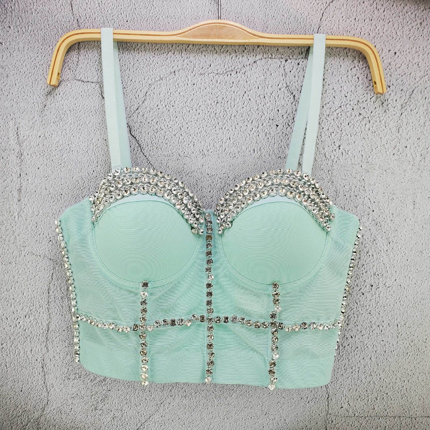 LADIES CROPPED BRA TOP TANK TOP DIFFERENT COLOURS (SIZE 34/75 / 36/80 / 38/85 / 40/90)