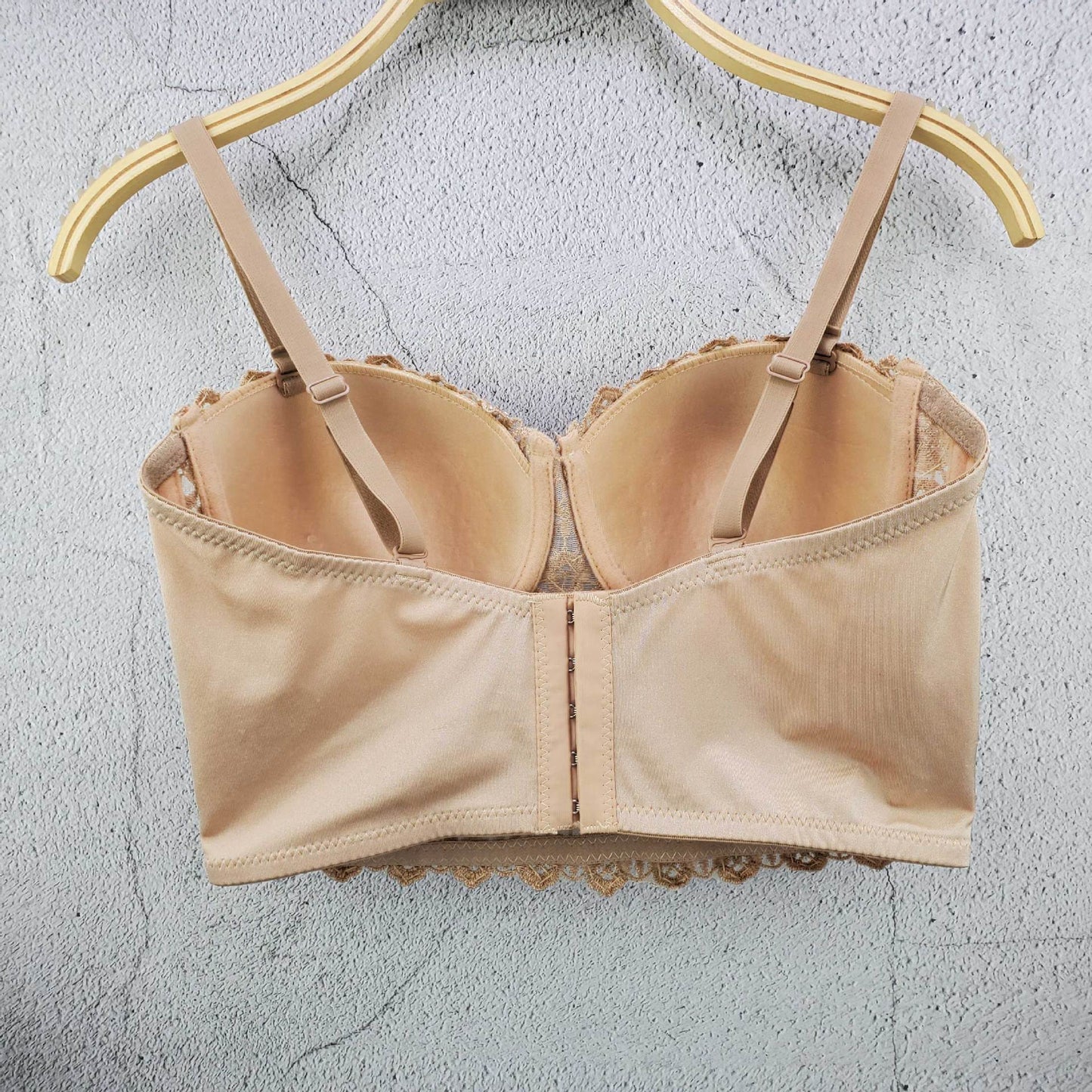 LADIES SEXY LACE BRA TOP TANK TOP CAMEL (SIZE 40/90B / 36/80B / 38/85B / 34/75B