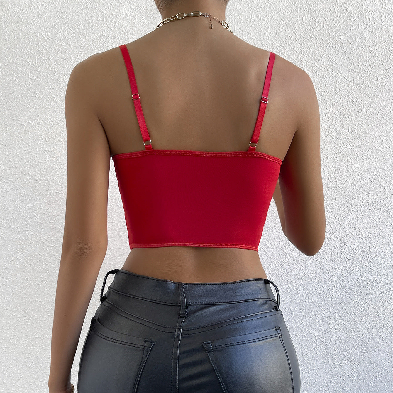 LADIES LACE TOP BLACK / WHITE / RED / PURPLE / BLUE (SIZE XS-L)