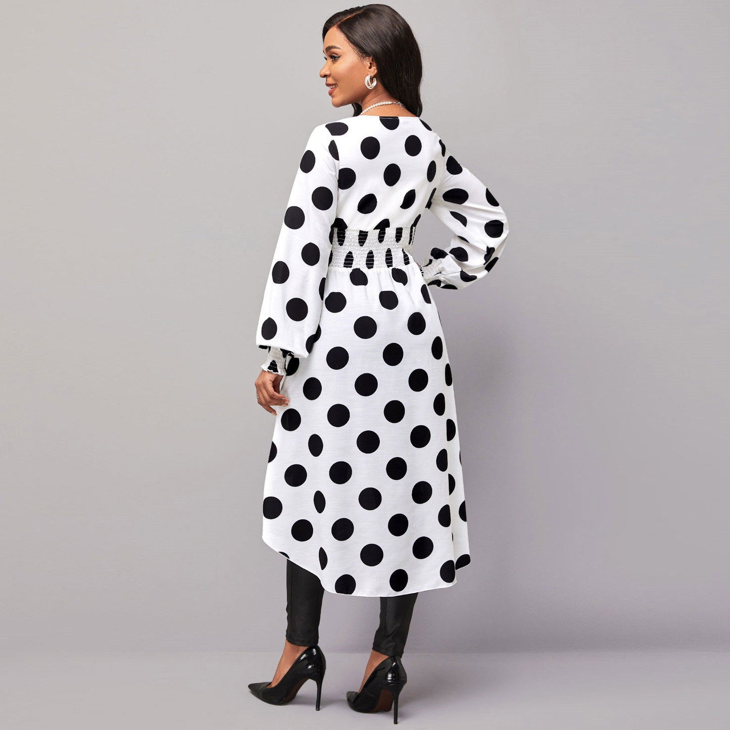 LADIES LONG SLEEVE BLOUSE TOP (SIZE S- 2XL)