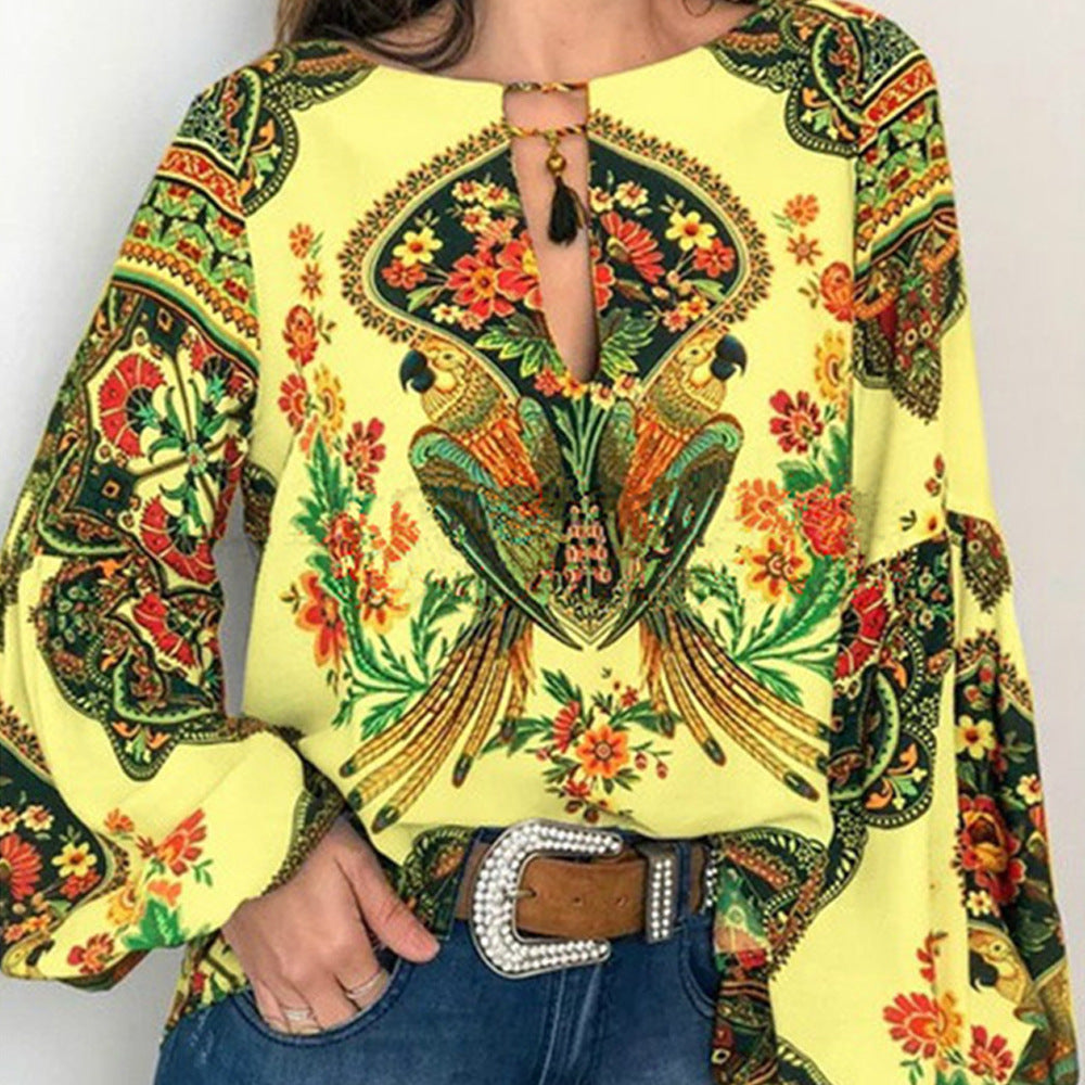 LADIES LONG SLEEVE SHIRT TOP (BIGGER SIZES ALSO AVAILABLE) WHITE / PINK / YELLOW / BLUE (SIZE S-4XL