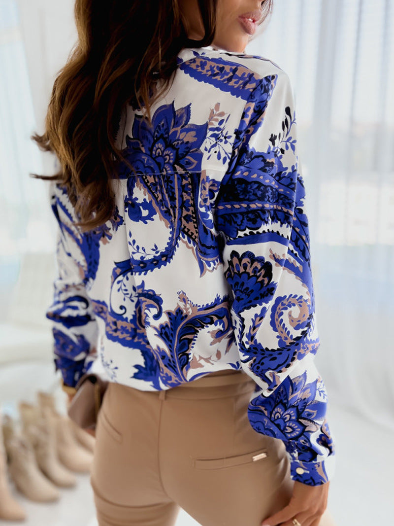 LADIES LONG SLEEVE SHIRT TOP DIFFERENT COLOURS (SIZE S-2XL)