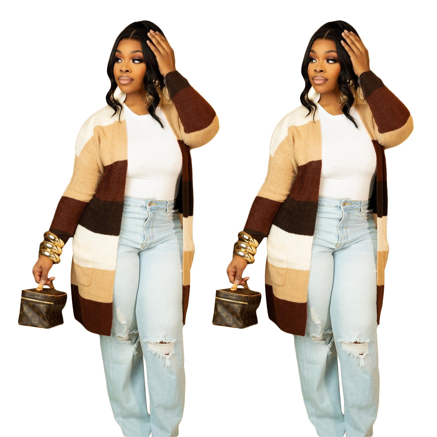 LAIES KNITTED SWEATER (SIZE S-3XL)