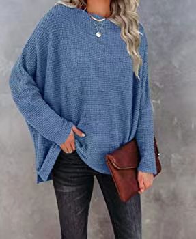 LADIES PLUS SIZE OFF THE SHOULDER KNITTED SWEATER TOP 9 COLOURS (SIZE S-5XL)