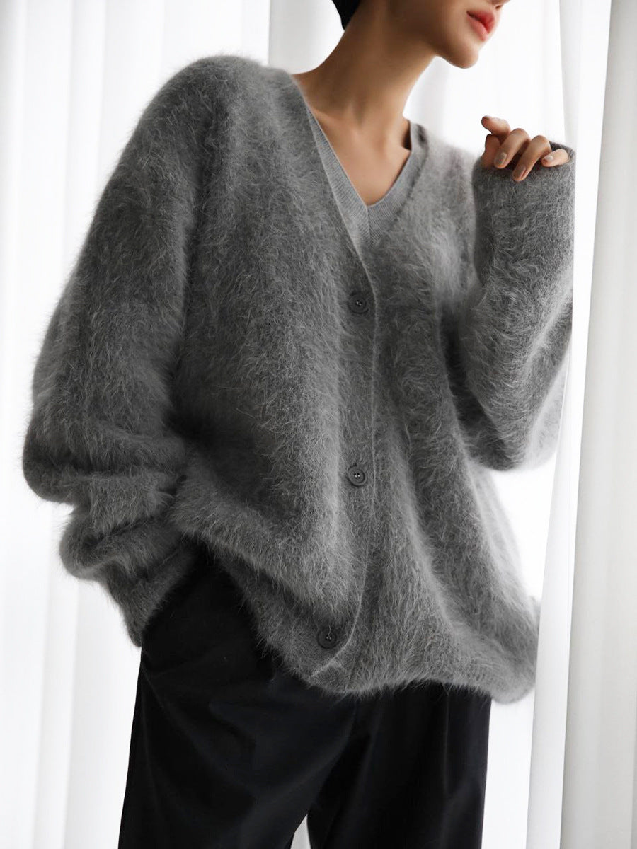 LADIES KNITTER SWEATER (5 COLOURS) (SIZE S-L)