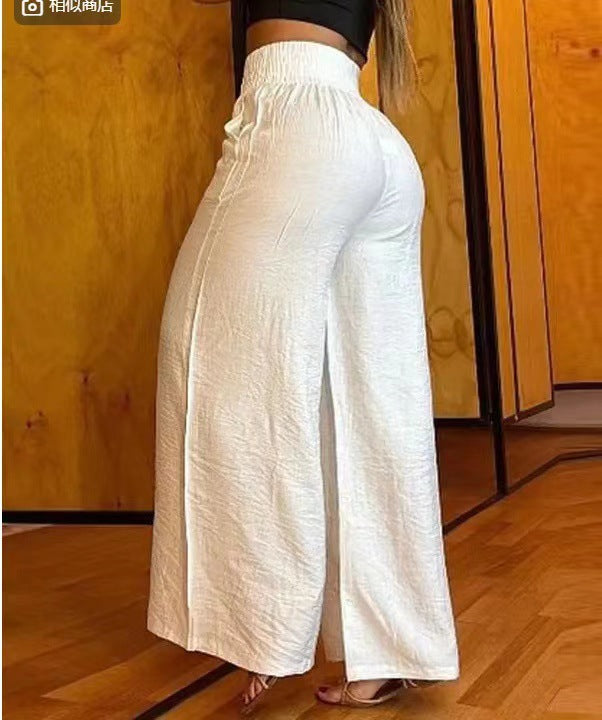 LADIES WIDE LEG PANTS 6 COLOURS (SIZE S - 2XL)