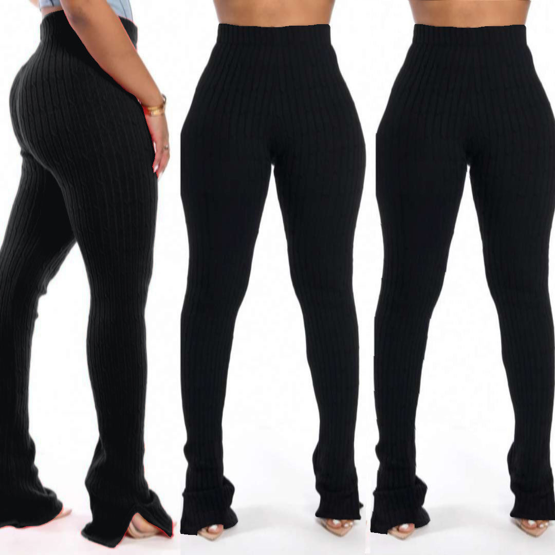 LADIES STRETCH PANTS RED / GRAY / BLACK (SIZE S - 2XL)