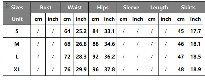 LADIES SHORT MINI SKIRT 6 COLOURS (SIZE S - XL)