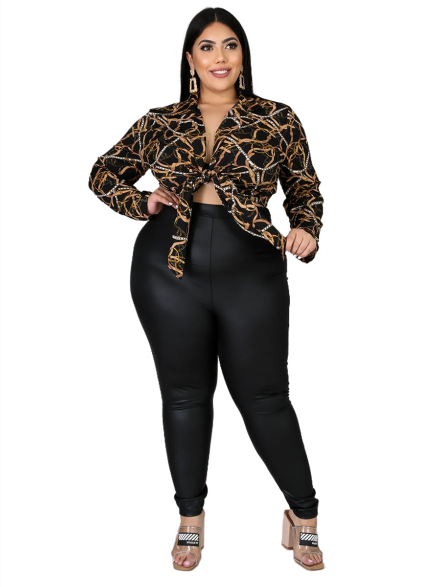 LADIES PLUS SIZE SHIRT BLOUSE (SIZE XL - 5XL)