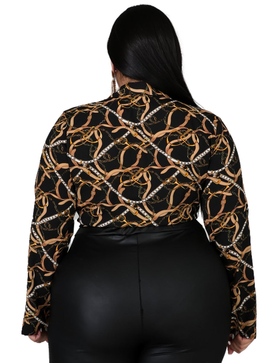 LADIES PLUS SIZE SHIRT BLOUSE (SIZE XL - 5XL)