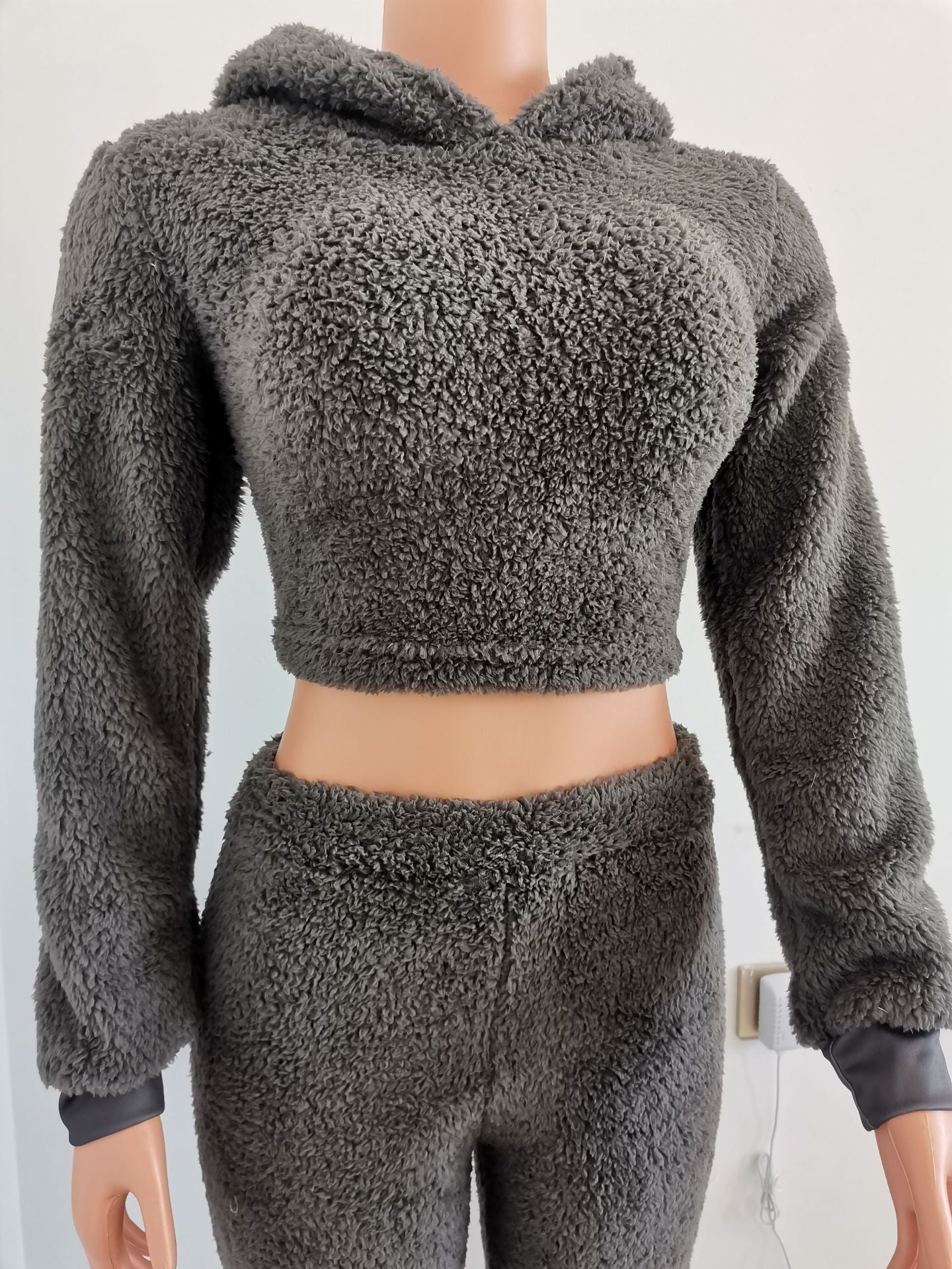LADIES TWO PIECE TRACKSUIT SET GRAY / BLUE / PINK (SIZE XS - L)