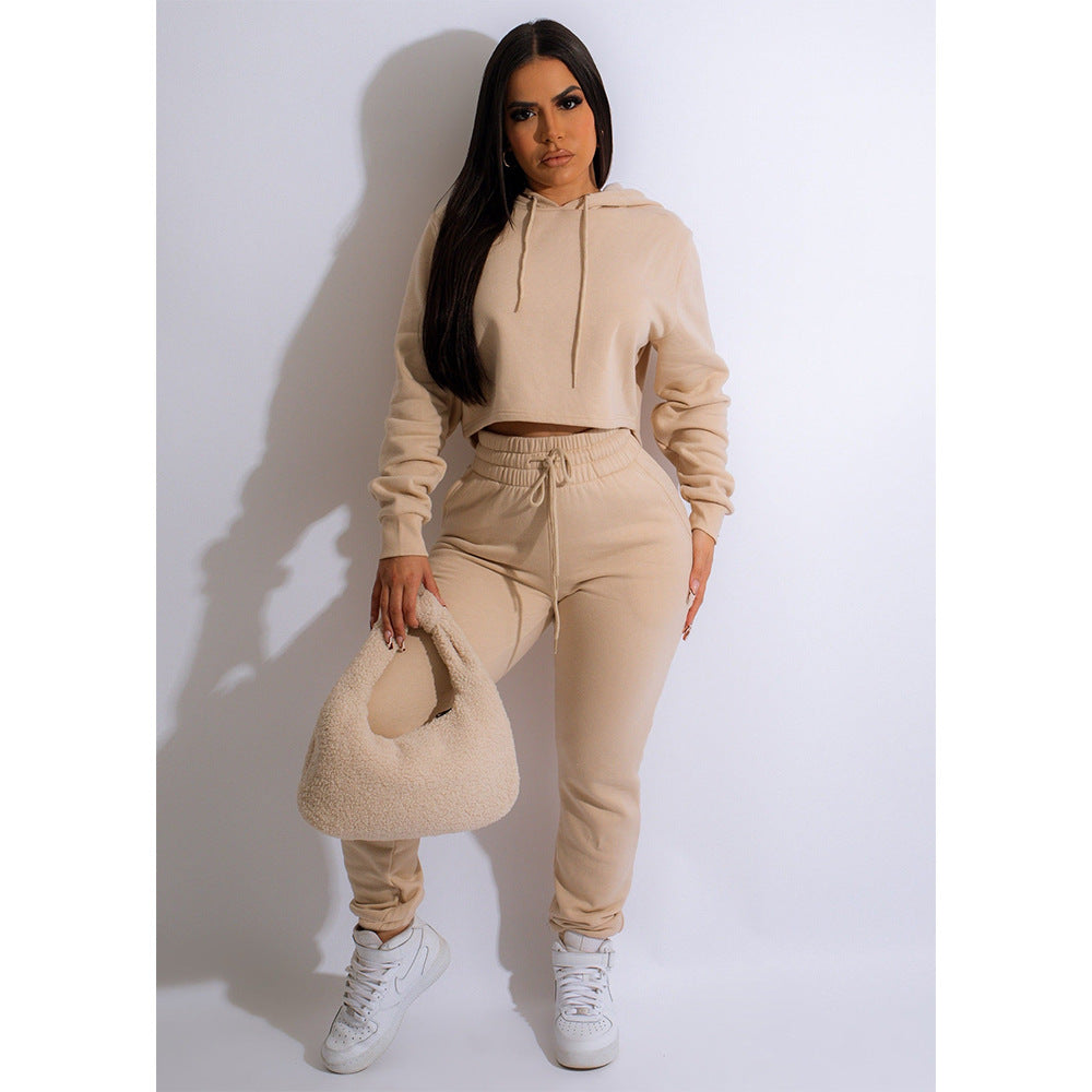 LADIES PLUS SIZE TWO PIECE ACTIVEWEAR TRACKSUIT BLACK / GRAY / ORANGE / BROWN / BLUE / KHAKI (SIZE S - 4XL)