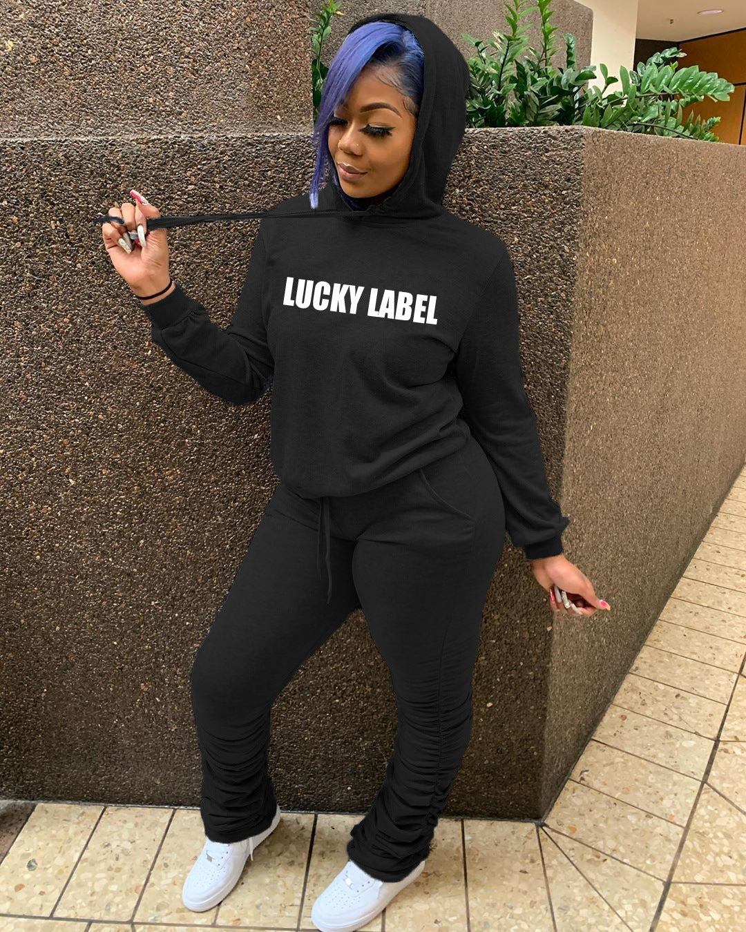 LADIES PLUS SIZE TWO PIECE ACTIVEWEAR TRACKSUIT 6 COLOURS (SIZE S - 4XL)