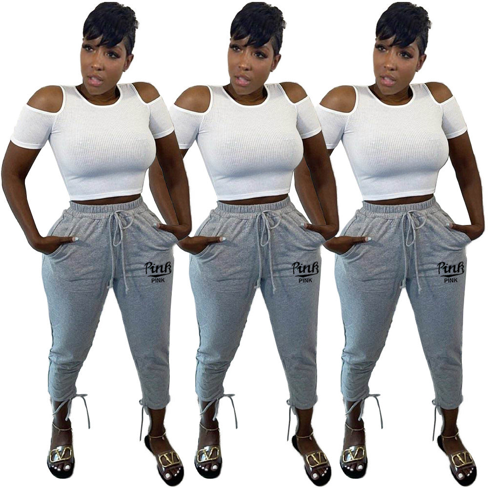 LADIES PLUS SIZE ACTIVEWEAR SWEATPANTS GRAY (SIZE S - XXL)