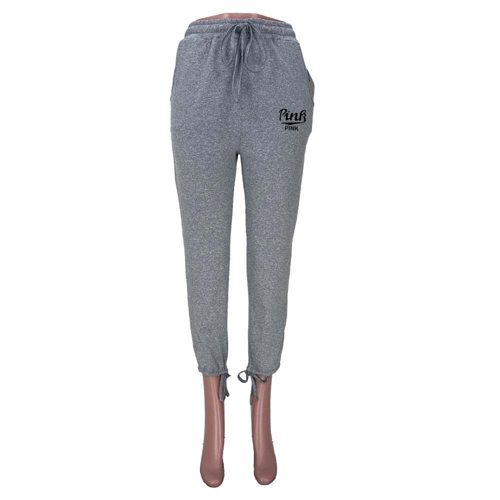 LADIES PLUS SIZE ACTIVEWEAR SWEATPANTS GRAY (SIZE S - XXL)