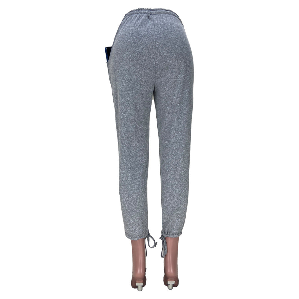 LADIES PLUS SIZE ACTIVEWEAR SWEATPANTS GRAY (SIZE S - XXL)