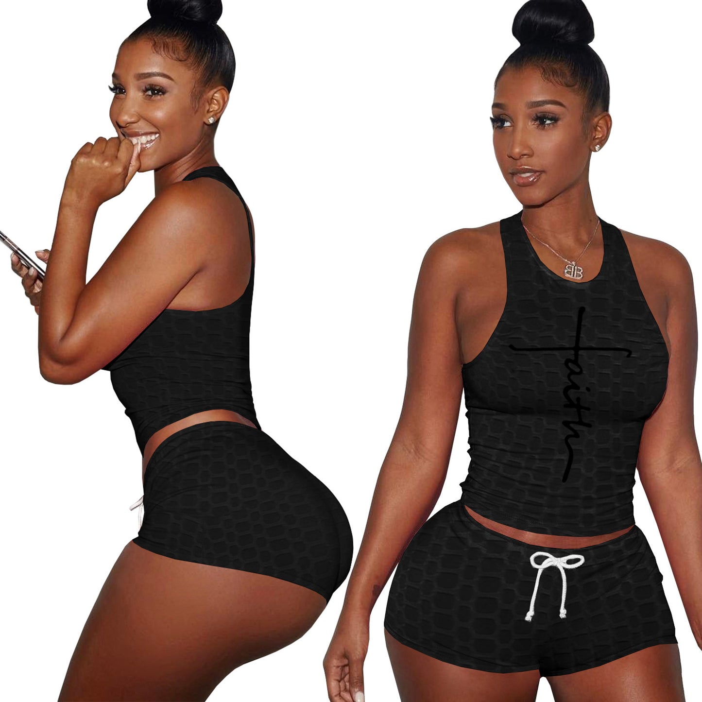 LADIES PLUS SIZE ACTIVEWEAR YOGA SET 11 COLOURS (SIZE S - XXL)