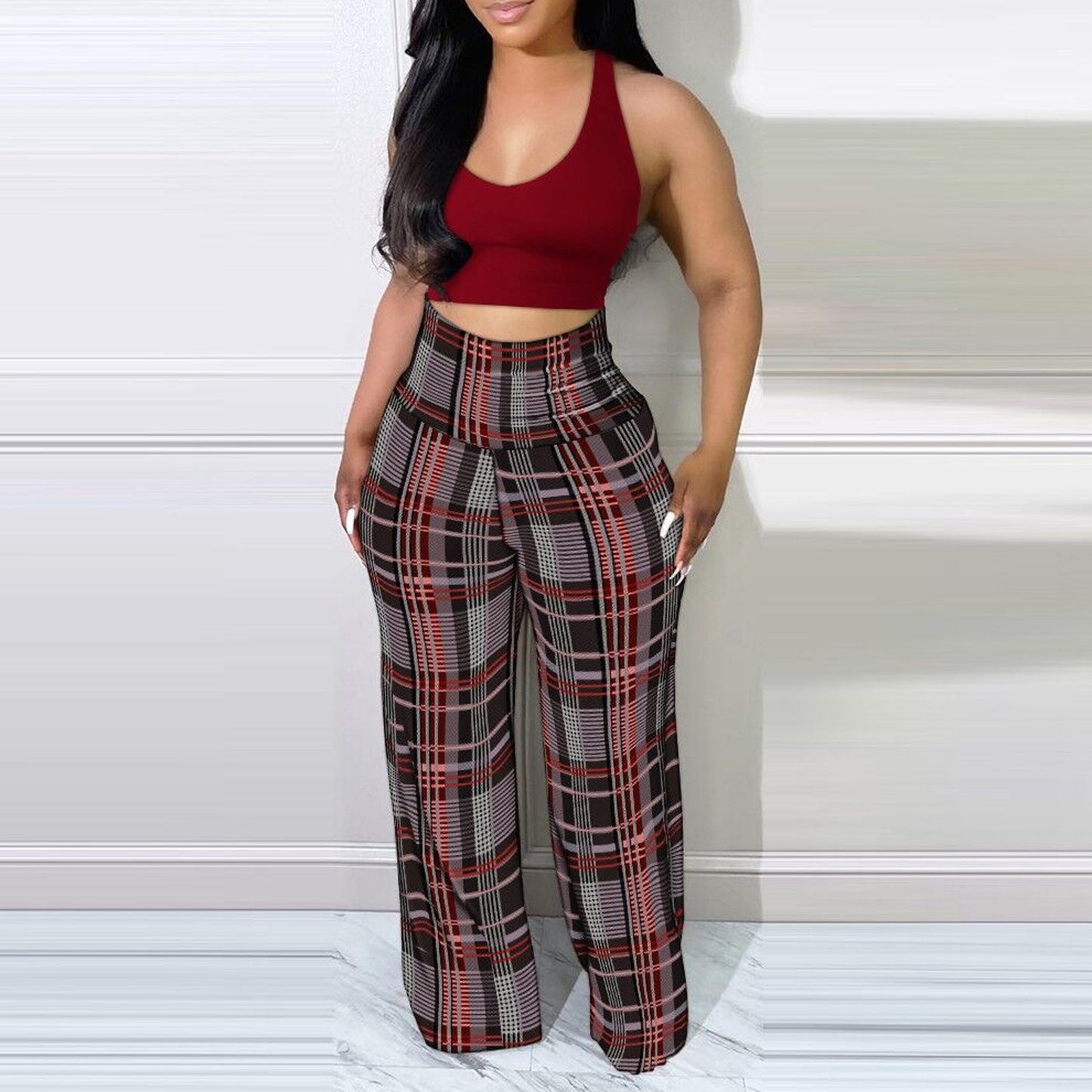 LADIES PLUS SIZE PANTS (SIZE L - 3XL)