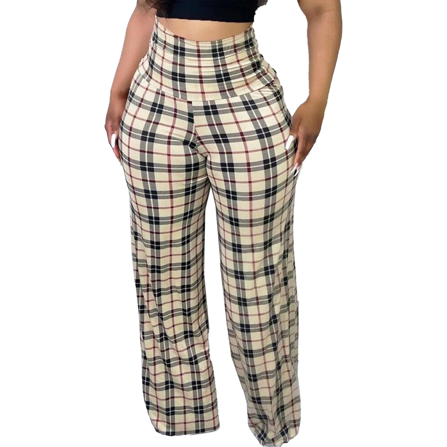 LADIES PLUS SIZE PANTS (SIZE L - 3XL)