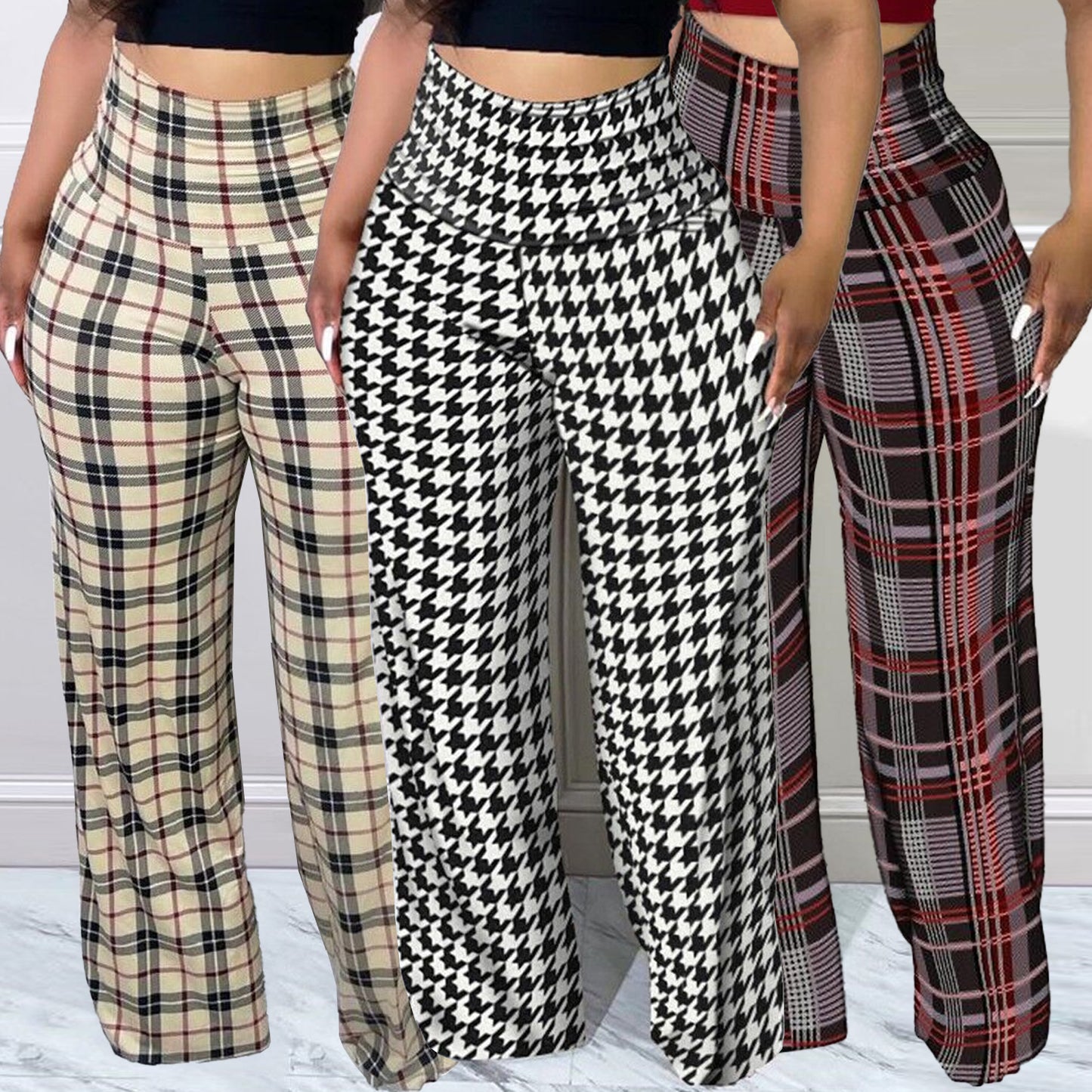 LADIES PLUS SIZE PANTS (SIZE L - 3XL)