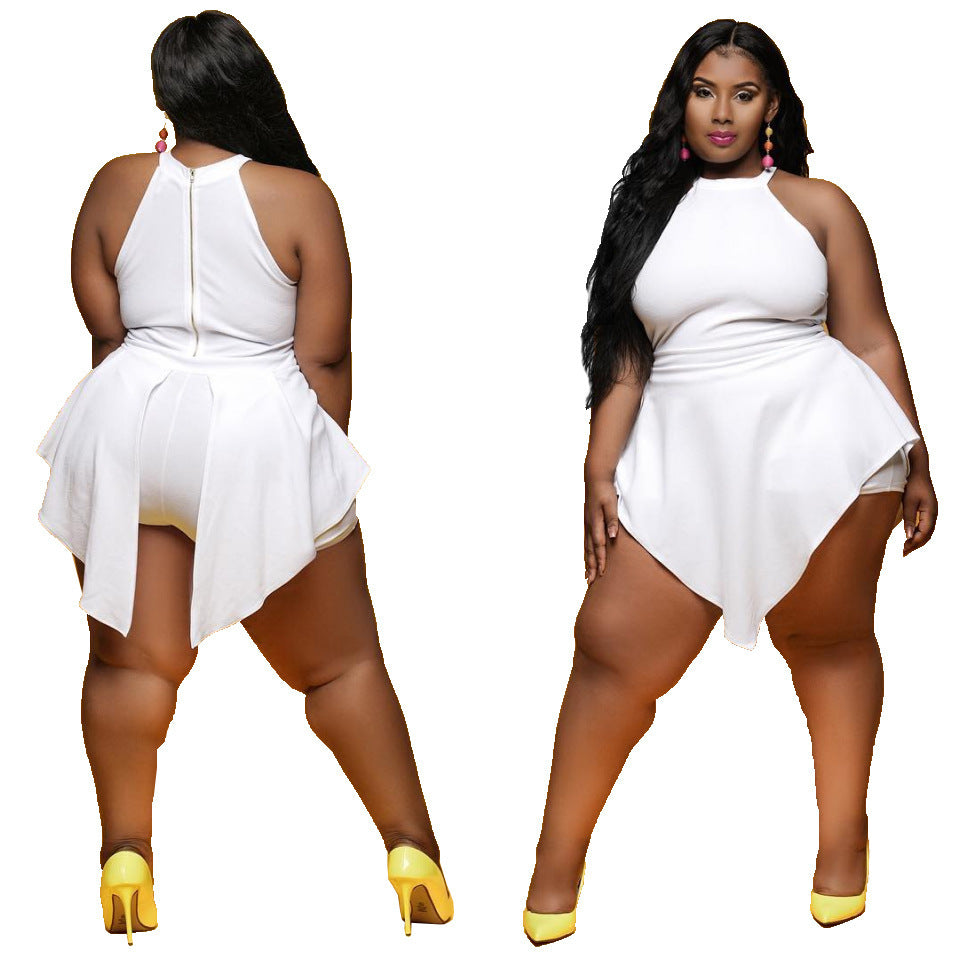 LADIES PLUS SIZE JUMPSUIT / ROMPER 5 COLOURS (SIZE L - 5XL)