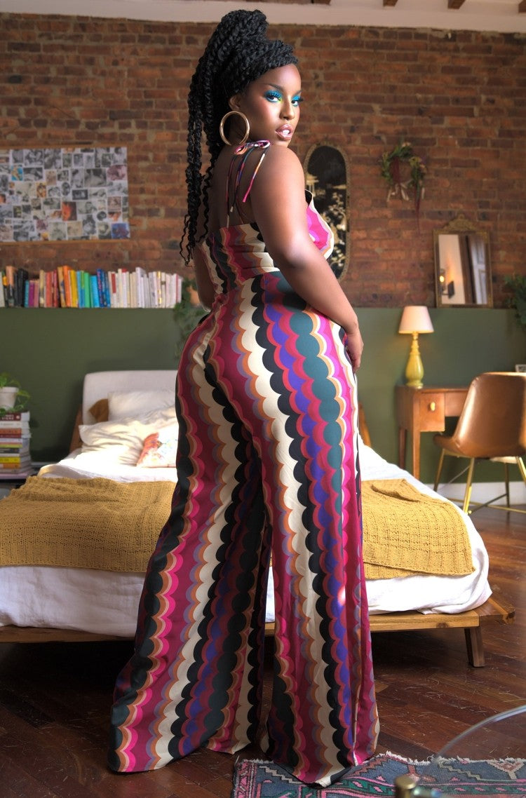 LADIES PLUS SIZE JUMPSUIT (SIZE XL - 5XL)