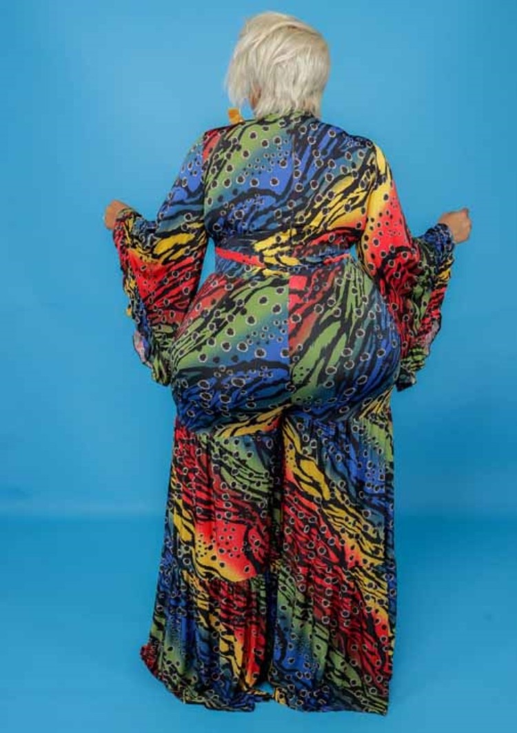 LADIES PLUS SIZE JUMPSUIT (SIZE XL - 5XL)