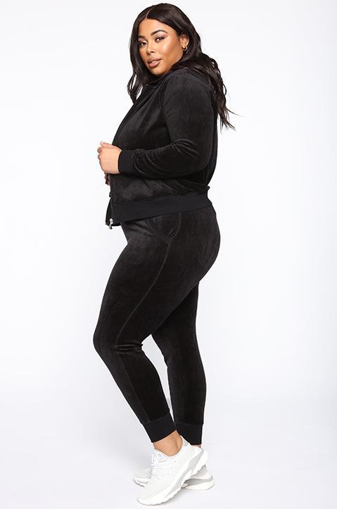 LADIES PLUS SIZE TWO PIECE TRACKSUIT SET 7 COLOURS (SIZE XL - 4XL)