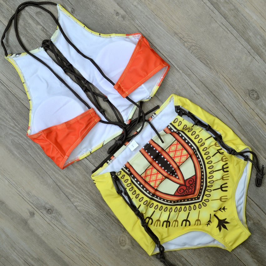 LADIES PLUS SIZE TWO PIECE SWIMWEAR (SIZE M - 3XL)