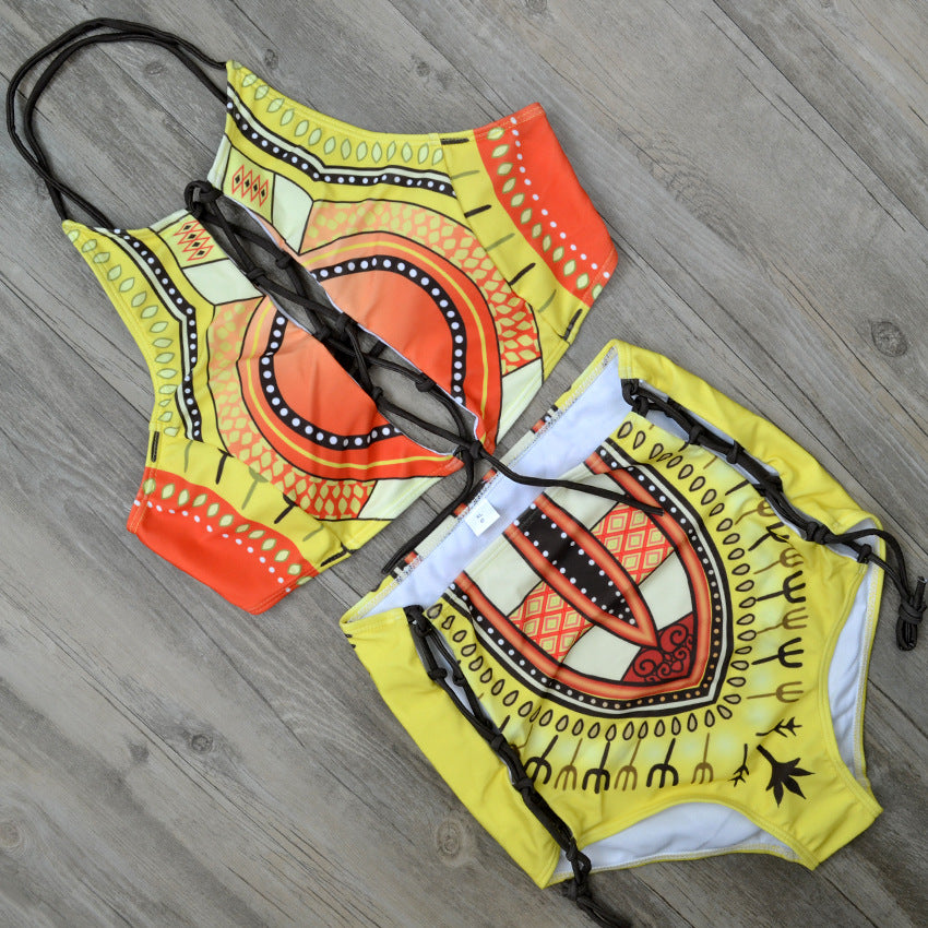 LADIES PLUS SIZE TWO PIECE SWIMWEAR (SIZE M - 3XL)
