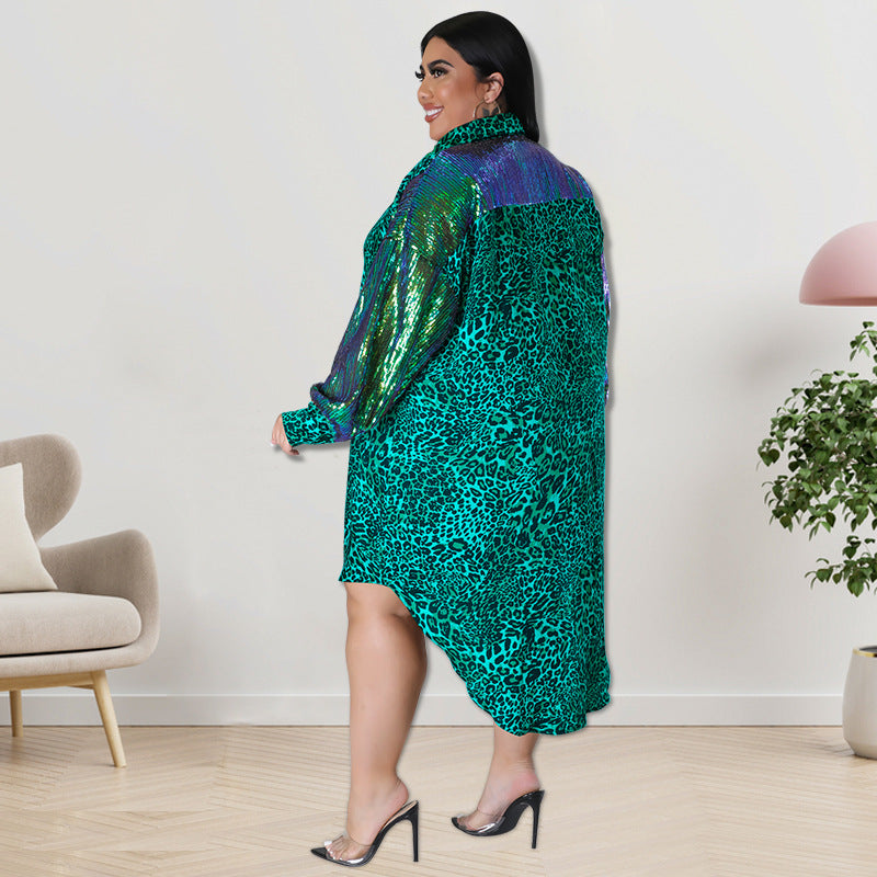 LADIES PLUS SIZE DRESS RED / BLUE / GREEN / BROWN / PURPLE (SIZE XL - 5XL)