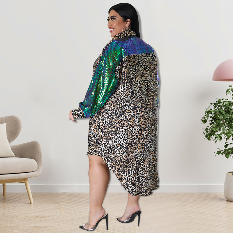 LADIES PLUS SIZE DRESS RED / BLUE / GREEN / BROWN / PURPLE (SIZE XL - 5XL)
