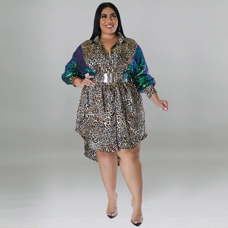 LADIES PLUS SIZE DRESS RED / BLUE / GREEN / BROWN / PURPLE (SIZE XL - 5XL)
